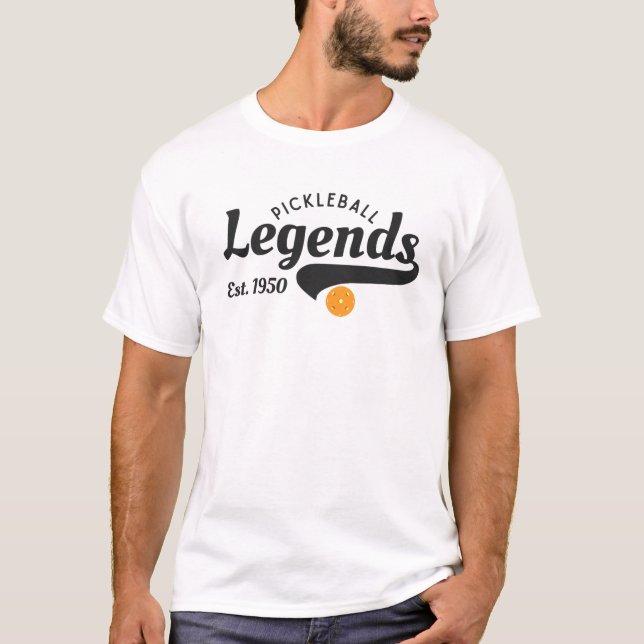 Pickleball-Sportlegend T-Shirt (Vorderseite)