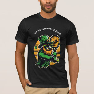 Pickleball St. Patrick's Day Paddleball Sport T-Shirt