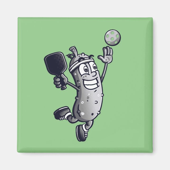 Pickleball Star auf Green Magnet (Vorne)