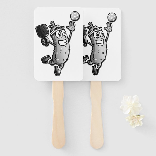 Pickleball Star Fächer (Vorne und Hinten)