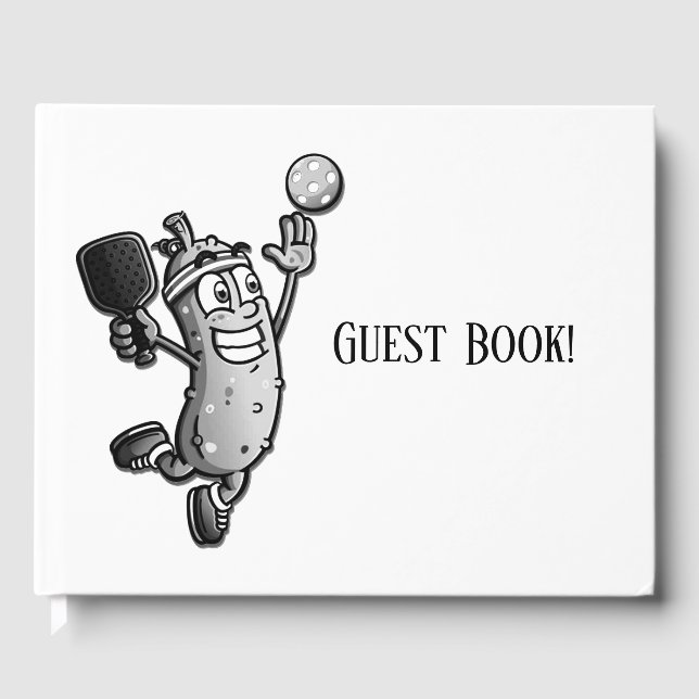 Pickleball Star Gästebuch (Vorderseite)