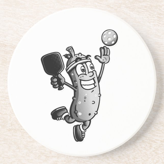 Pickleball Star Getränkeuntersetzer (Vorne)