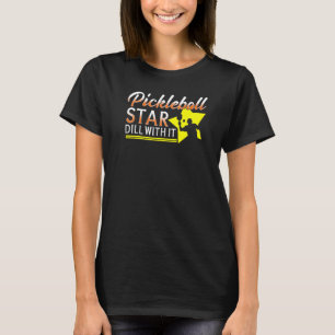 Pickleball Star Niedlich Pickleball Mann Frau T-Shirt
