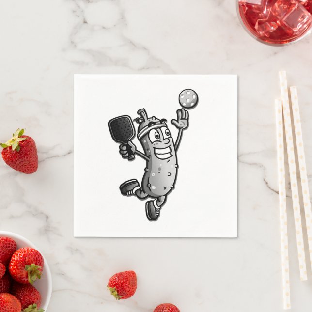 Pickleball Star Serviette (Beispiel)