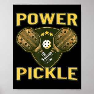 Pickleball starke Power Pickle Poster