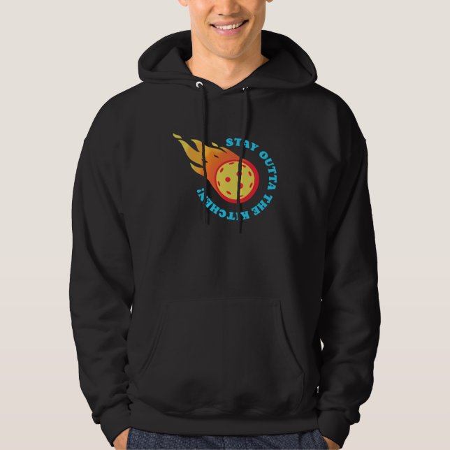 Pickleball Stay Outta The Kitchen  Team Pickle Bal Hoodie (Vorderseite)