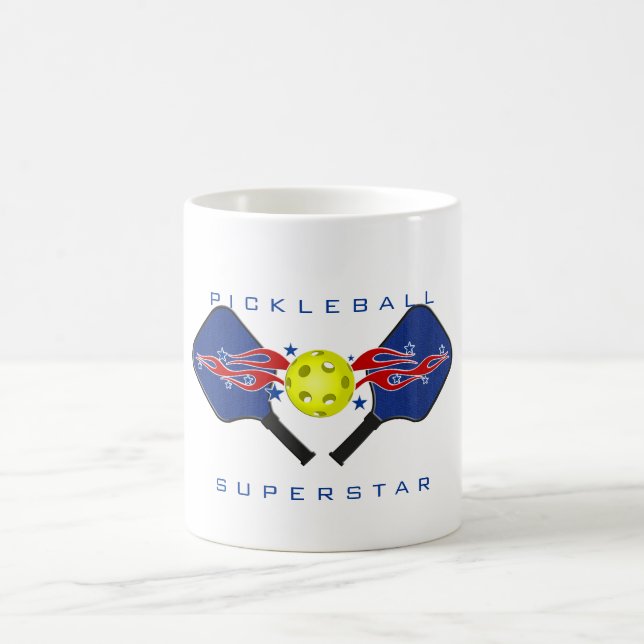 Pickleball Superstar-Kaffee-Tasse Tasse (Mittel)