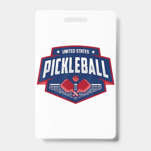 Pickleball Support Team Pickleball Player USA Ausweis (Vorderseite)