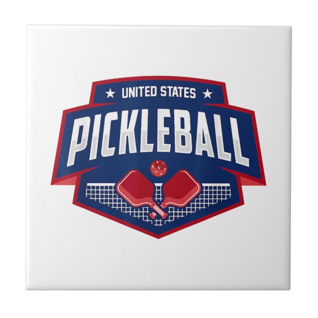 Pickleball Support Team Pickleball Player USA Fliese (Vorderseite)