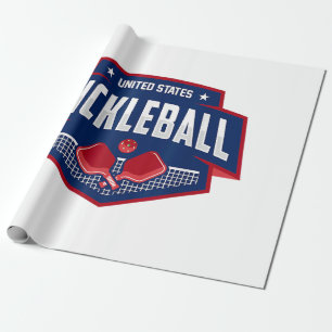 Pickleball Support Team Pickleball Player USA Geschenkpapier