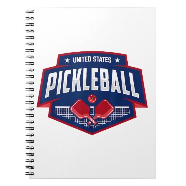 Pickleball Support Team Pickleball Player USA Notizblock (Vorderseite)