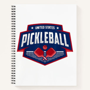 Pickleball Support Team Pickleball Player USA Notizbuch