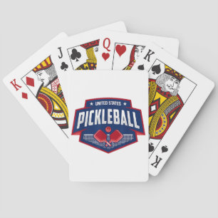 Pickleball Support Team Pickleball Player USA Spielkarten
