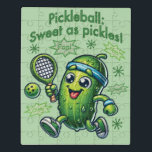 Pickleball: Süß wie Pickles! Puzzle<br><div class="desc">Die neuesten Artikel mit einem wilden Pickle-Charakter, der auf dem Pickleball-Platz einen großen Spaß macht! Dieses lebendige Design zeigt eine pickle Person im Mittelschwung, strahlend Energie und Aufregung. Begleitet von spielerischen Klangsymbolen -"Pop", "Slam" und "Thud" - zeichnet sich dieses Bild perfekt durch die spannende Essenz des Spiels aus. Der eingängige...</div>