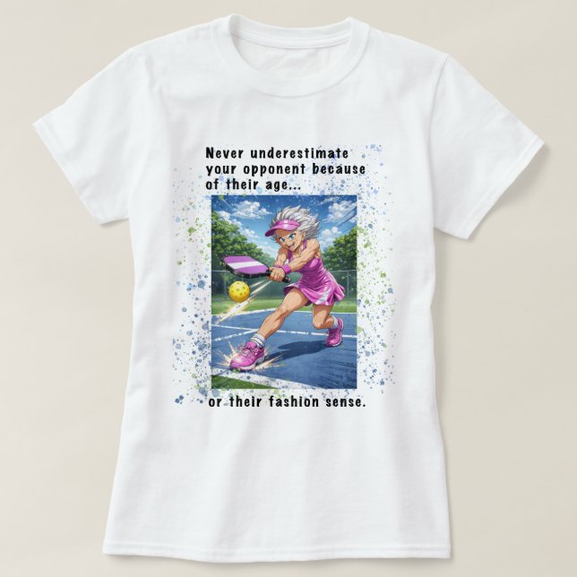 Pickleball T-Shirt for Women (Design vorne)