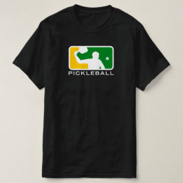 Pickleball-T - Shirt: Große Liga (grün/weiß) T-Shirt