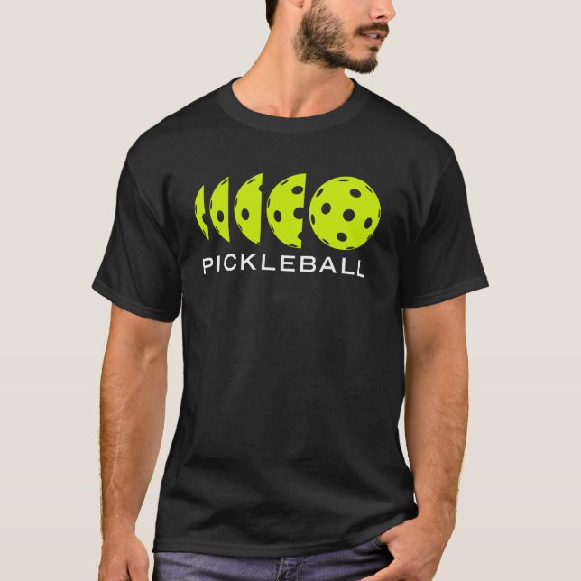Pickleball T - Shirt: Pickleball Maße T-Shirt (Vorderseite)