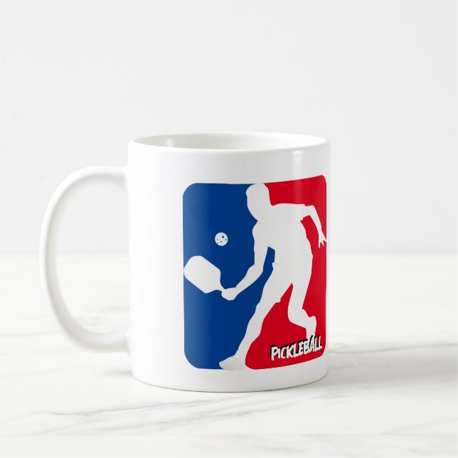 Pickleball-Tasse - Stil 1 Kaffeetasse (Links)