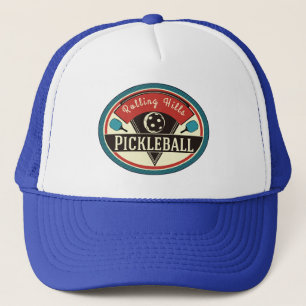 Pickleball-Team-Mütze - Vintage-Design Truckerkappe