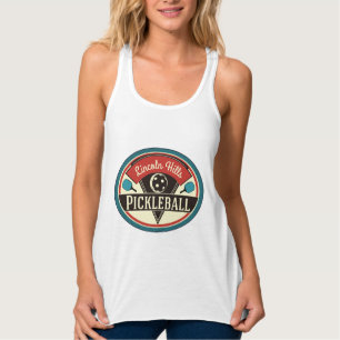 Pickleball Team-Shirt - Vintager Entwurf Tank Top