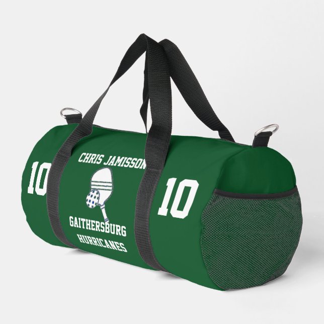 Pickleball-Team, Trainer oder Spieler Grün Persona Duffle Bag (Rechte Ecke)