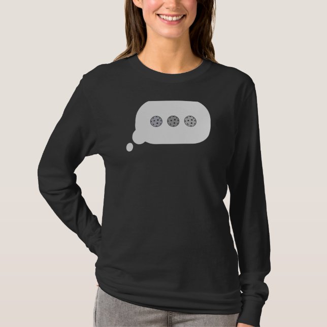 Pickleball Text Message Chat Blase Pickleball Pl T-Shirt (Vorderseite)