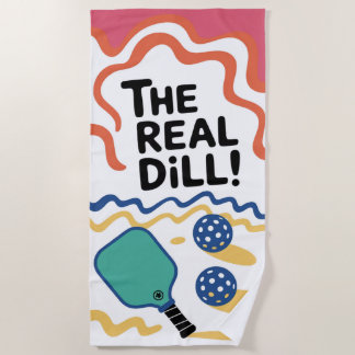 Pickleball The Real Dill! Turnierclub Strandtuch