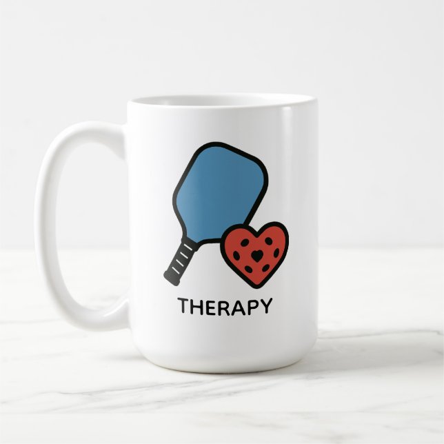 Pickleball-Therapie  Kaffeetasse (Links)