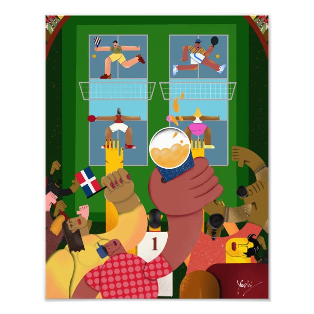 Pickleball Tournment, Pickler Fotodruck (Vorne)