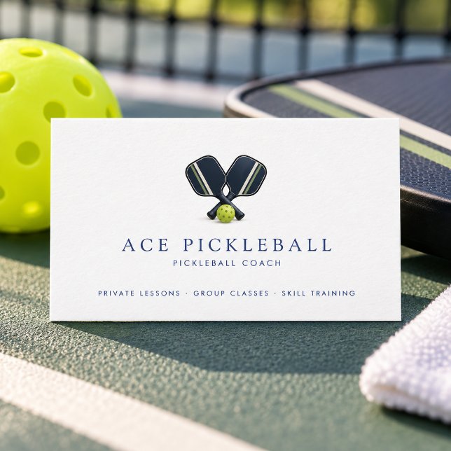 Pickleball-Trainer Visitenkarte (Von Creator hochgeladen)