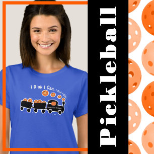 Pickleball Training I Dink I Can Orange Ball T-Shirt