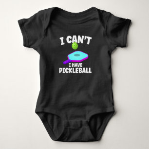 Pickleball Training Joke Pickleball Player Baby Strampler