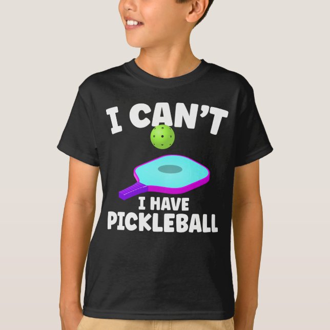 Pickleball Training Joke Pickleball Player T-Shirt (Vorderseite)