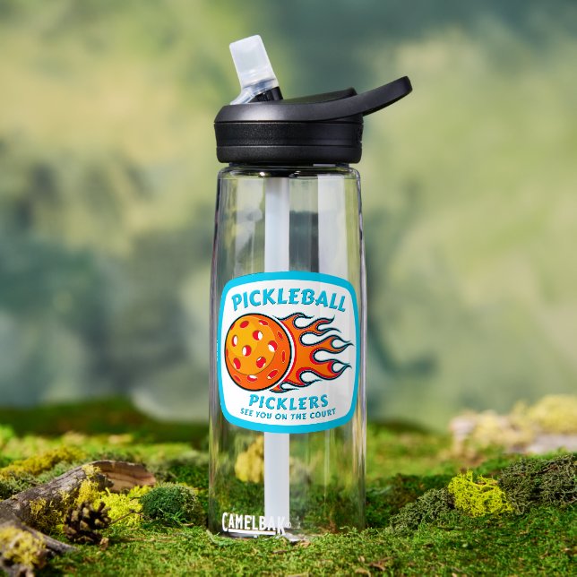 Pickleball Trinkflasche (Außenbereich (gedreht))