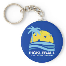 Pickleball Tropical Palm Tree Sun Ihren benutzerde