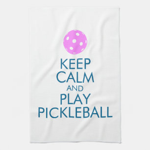 Pickleball Tuch "behalten Ruhe und Spiel