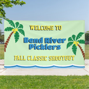 Pickleball Turnier 6 x 10 Außenbereich Banner