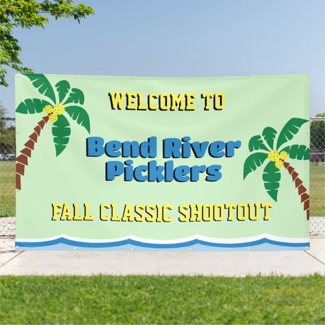 Pickleball Turnier 6 x 10 Außenbereich Banner (Außenbereich)