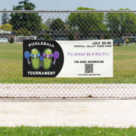 Pickleball Turnier Dill Pickle Team Game Event Banner