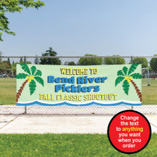 Pickleball-Turnier-Willkommensbanner Banner