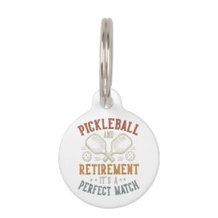 Pickleball und Ruhestand Es ist eine perfekte Über Haustiermarke