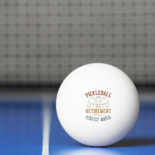 Pickleball und Ruhestand Es ist eine perfekte Über Tischtennisball