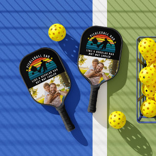 Pickleball-Vater   Benutzerdefiniertes Foto Pickleball Schläger