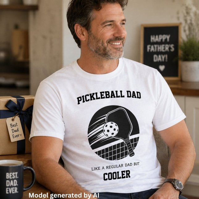 Pickleball-Vater-Geschenk -  T-Shirt (Von Creator hochgeladen)