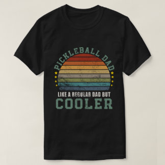 Pickleball-Vater wie ein regelmäßiger Vater, aber T-Shirt