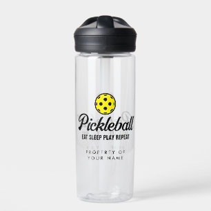 Pickleball-Ventilator gebrauchte Plastikflasche Trinkflasche