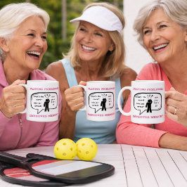 Pickleball verbessert Gedächtnisfreudigkeit Kaffeetasse