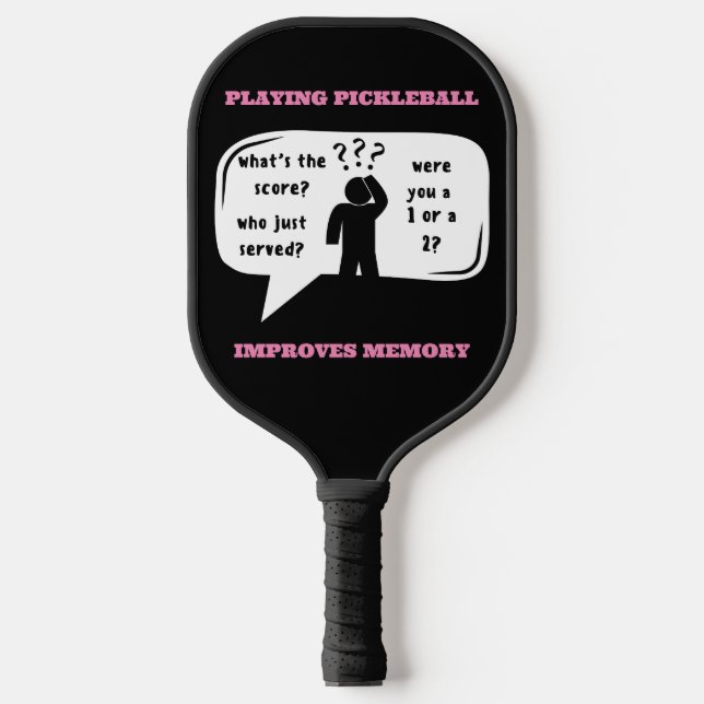 Pickleball verbessert Gedächtnisfreudigkeit Schläger (Vorderseite)