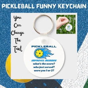 Pickleball verbessert Gedächtnisgefühl Schlüsselanhänger