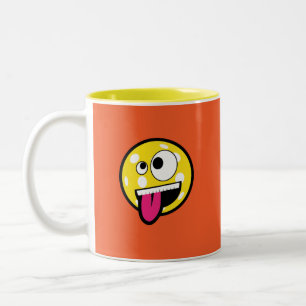 Pickleball Verrückt Zweifarbige Tasse